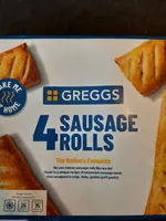 BAKE ME ??? AT HOME H GREGGS 4 SAUSAGE ROLLS The N
