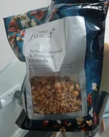 Salted caramel & pop corn granola