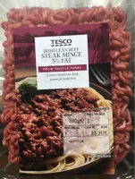 Irish lean beef steak mince