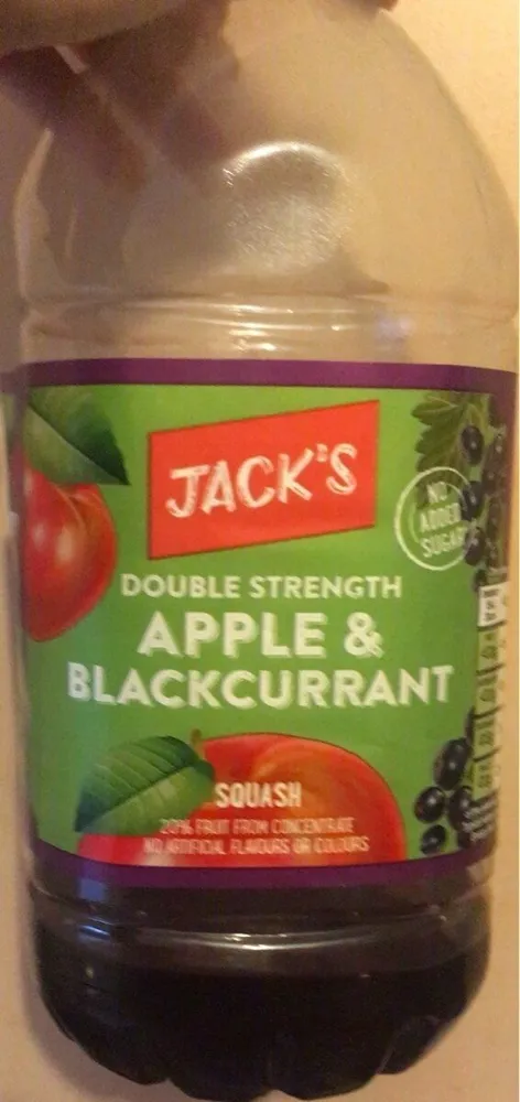 Double Strength Apple & Blackcurrent Squash