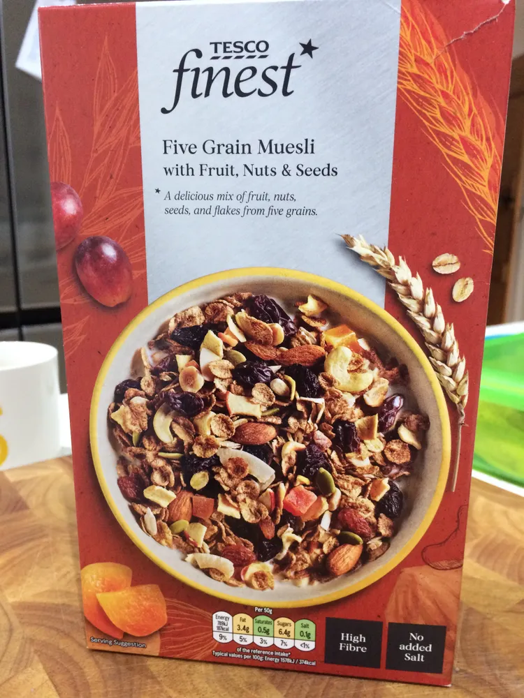 Tesco Finest five grain muesli