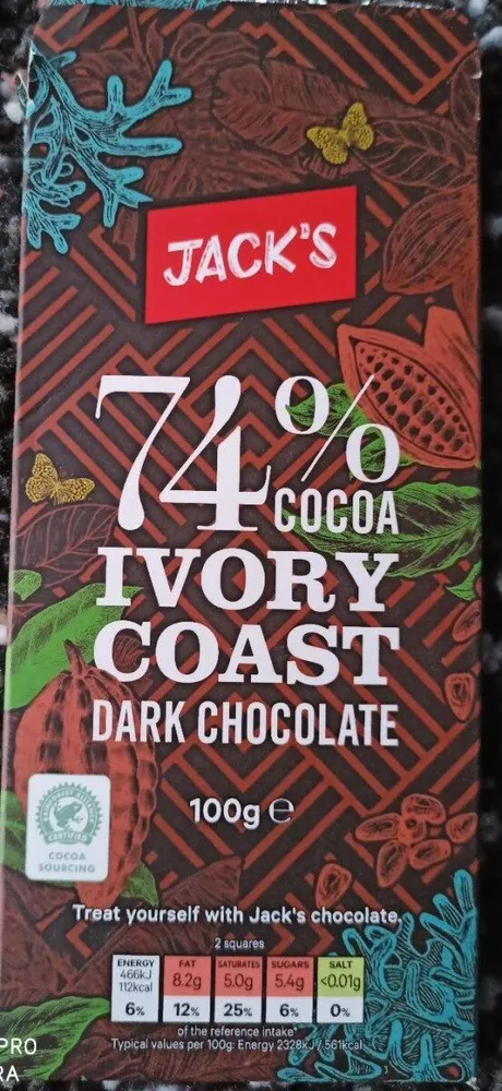Ivory coast dark chocolate