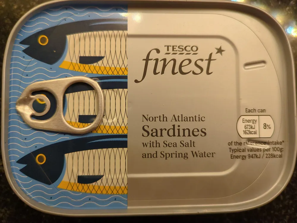 Tesco finest North Atlantic Sardines