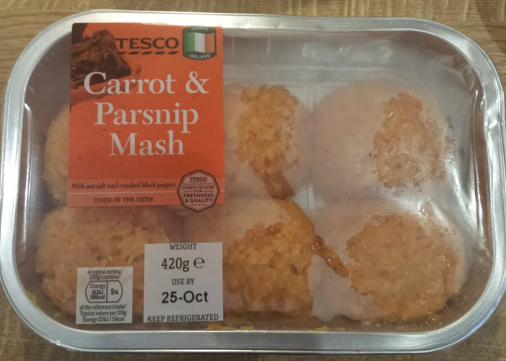 Carrot and Parsnip Mash