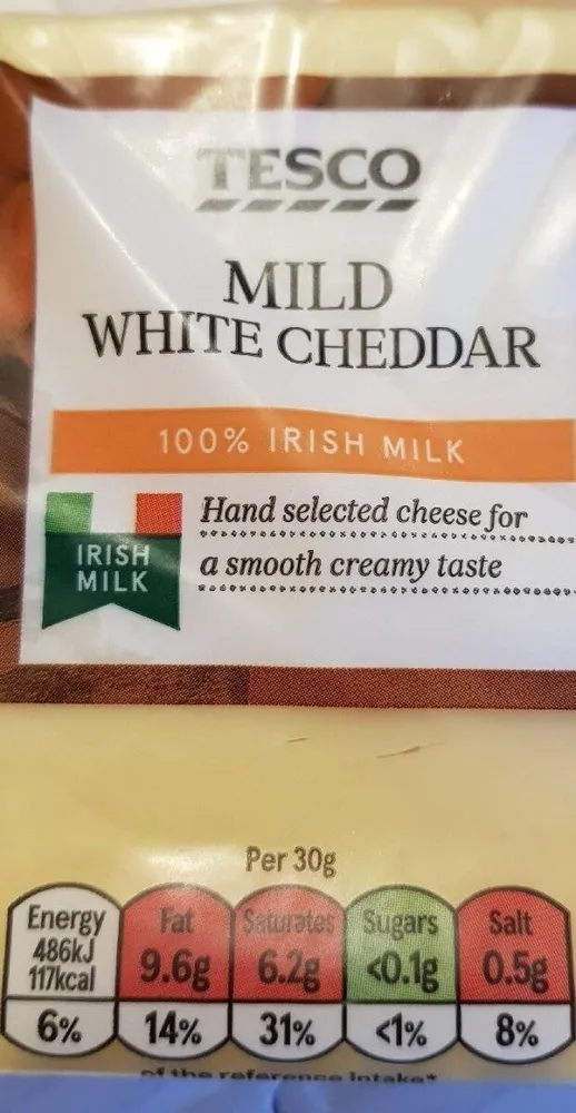 mild white cheddar