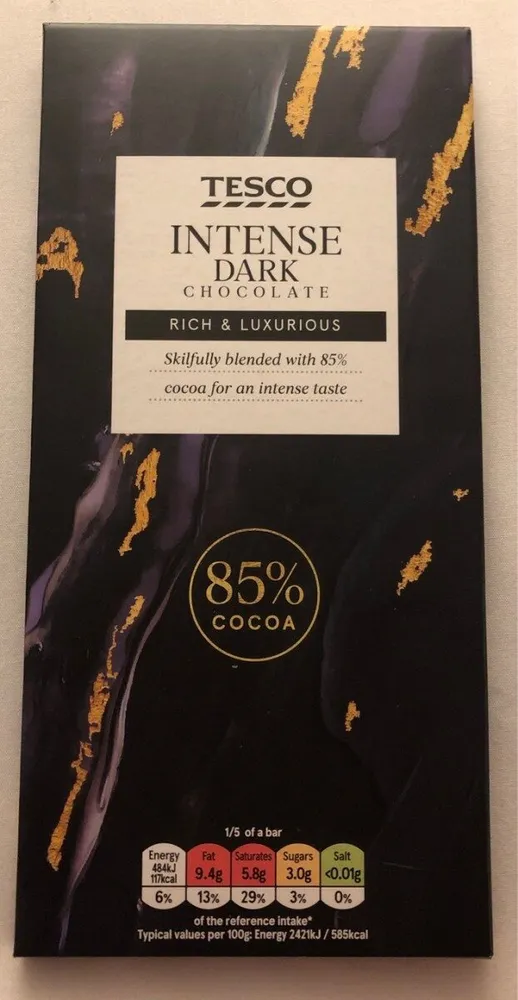 Intense 85% Dark Chocolate