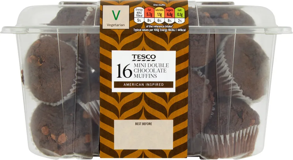 Double Chocolate Mini Muffins