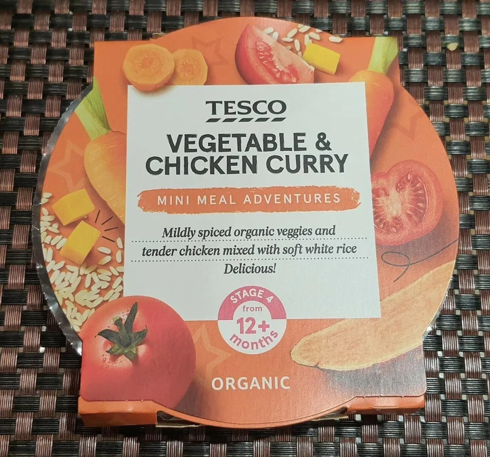 Vegetable and Chicken Curry mini meal adventures