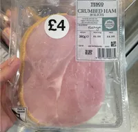 Crumbed ham