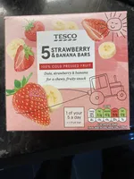 Tesco 5 Strawberry & Banana Bars