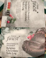 Belgian chocolate yule log