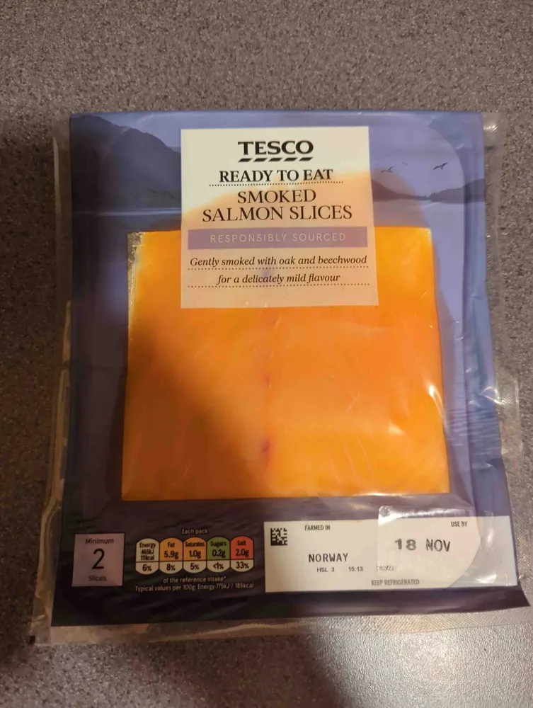 Smoked Salmon Slices