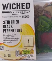 Stir fried black pepper tofu