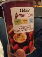 Tesco raspberry and passion fruit yogurt