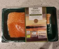 Tesco Organic 2 boneless salmon fillets