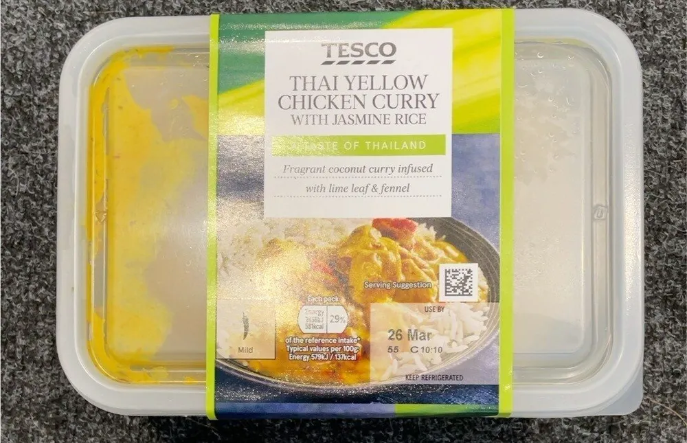 Thai yellow chicken curry