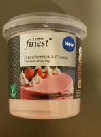 Strawberries and cream frosting