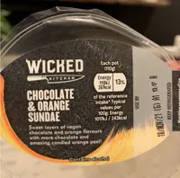 Chocolate & orange sundae