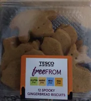 Spooky gingerbread biscuits