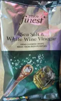 Sea salt and ehite wine vingear crisps