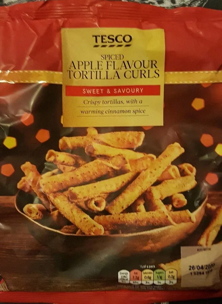Apple Flavour Tortilla Curls