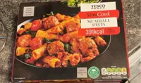 Meatball pasta slim cook