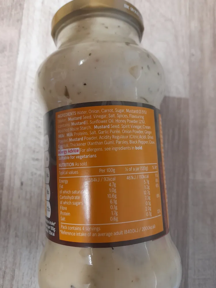 tesco honey and mustard
