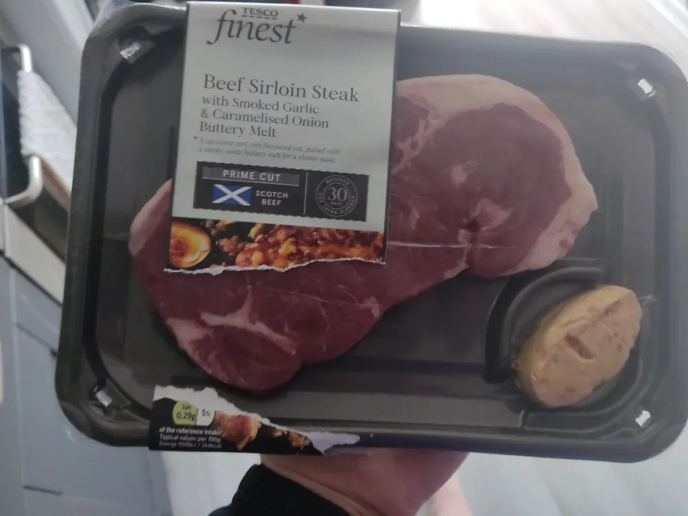 Beef sirloin steak