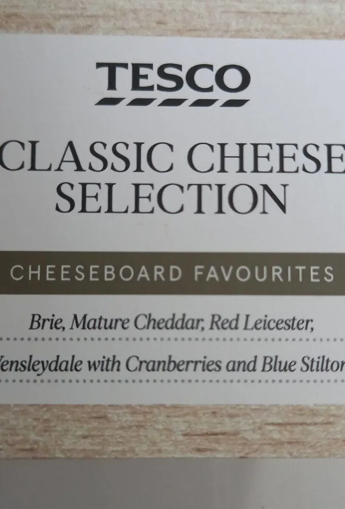 Classic cheese selection