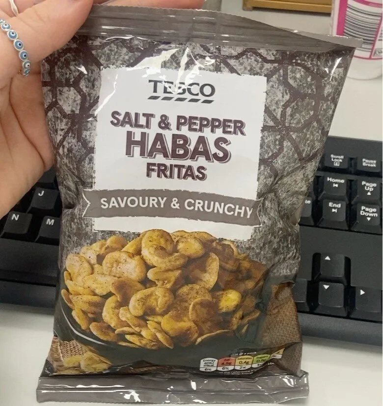 Salt n pepper habas fritas