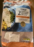Boneless sea bass fillets