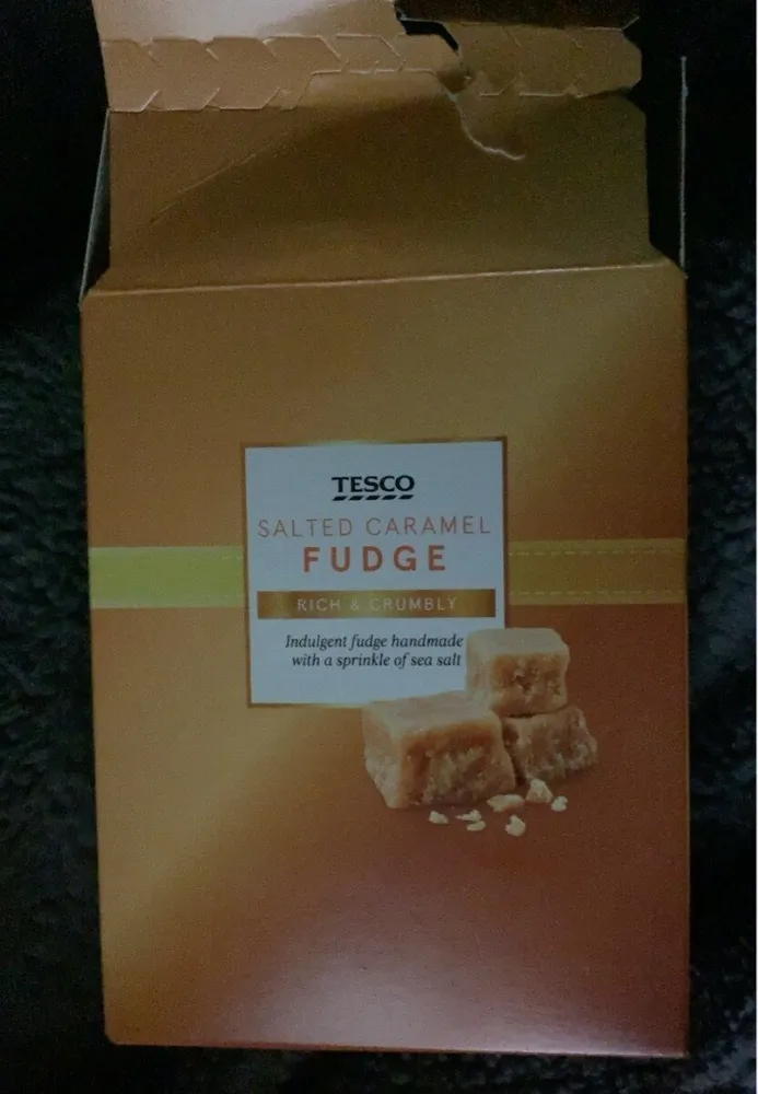 Salted caramel fudge