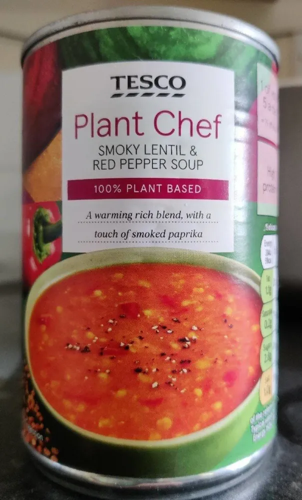 Smoky Lentil & Red Pepper Soup
