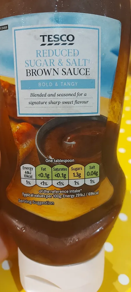 reduced sugar and salt brown sauce