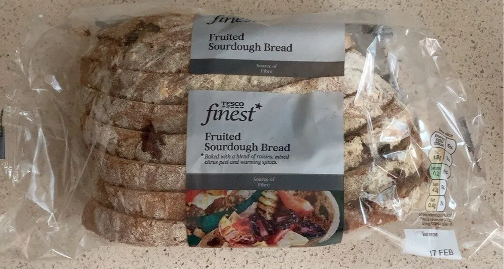 Fruited sourdough bread