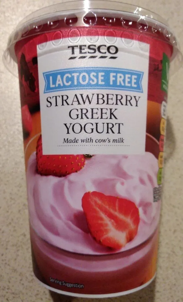 Lactose Free Strawberry Greek Yoghurt