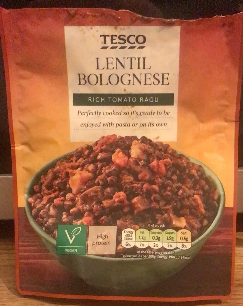 Lentil bolognese