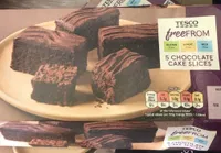 Tesco chocalte cake slices