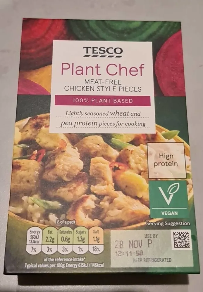 Plant Chef Meat-free chicken style pieces