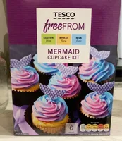 Mermaid cupcake mix