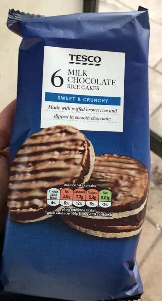 Milk chocolate Rice cakes