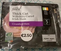 Thick Cut Wiltshire Cured Irish Ham