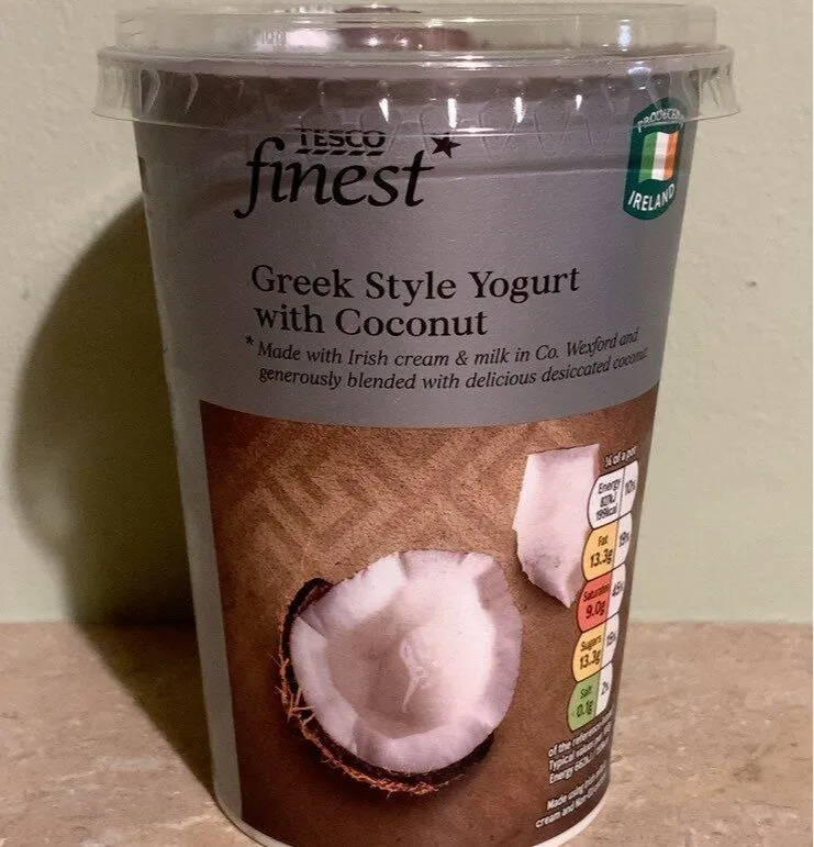Tesco Finest Greek Style Yoghurt with Coconut