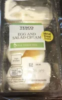 2 Boiled Eggs with Tangy Salad Cream