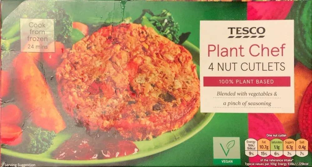 Plant Chef 4 Nut Cutlets