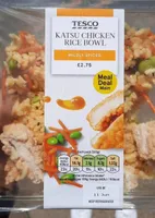 Katsu chicken rice bowl