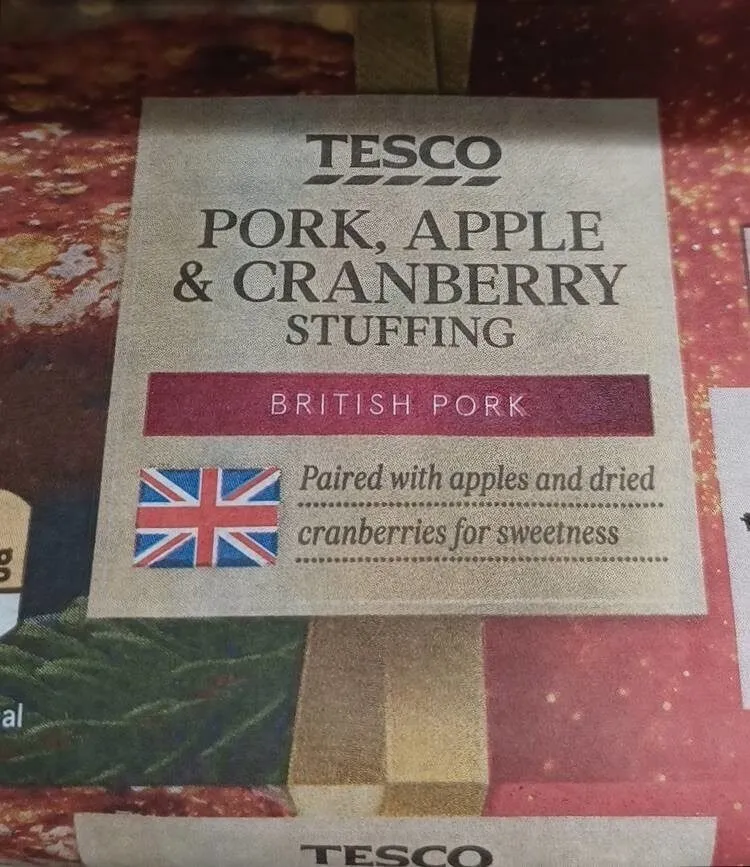 Pork, Apple, & Cranberry Stuffing