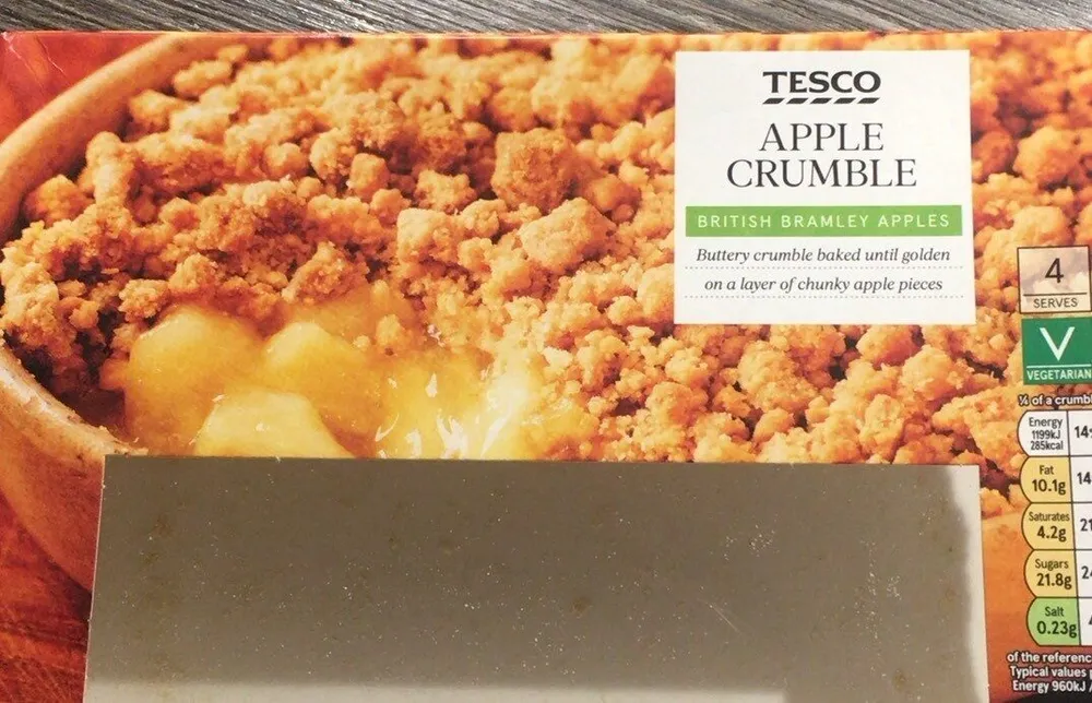 Apple crumble