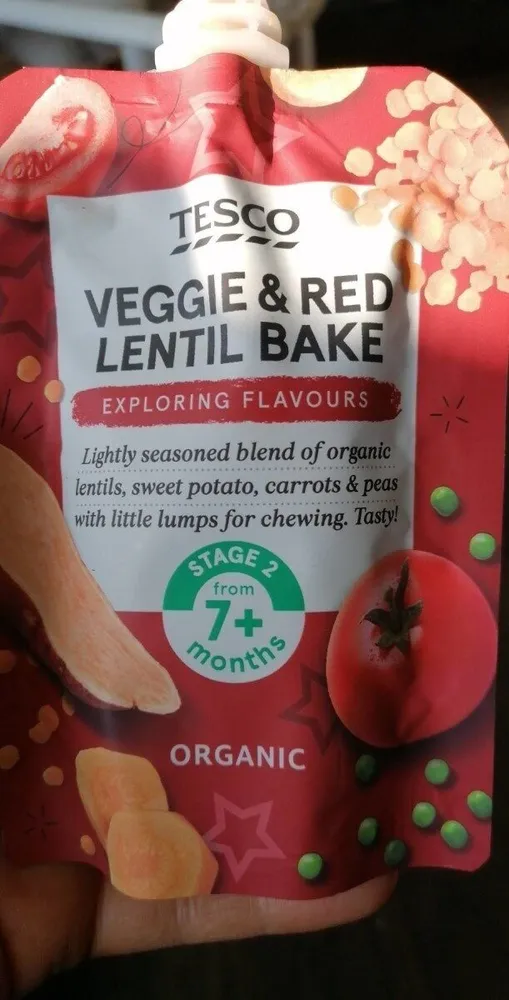 Veggie + Red Lentil Bake