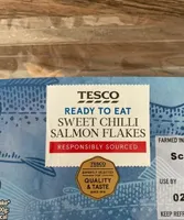 Ready to eat. Sweet chilli salmon flakes